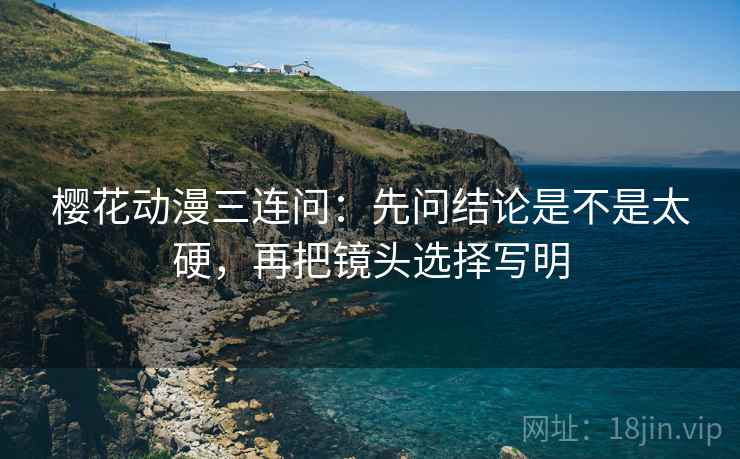 樱花动漫三连问:先问结论是不是太硬,再把镜头选择写明 第1张 樱花动漫三连问:先问结论是不是太硬,再把镜头选择写明 第1张